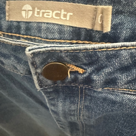 Tractr Blue Cropped Women's Jeans - Picture 3 of 9